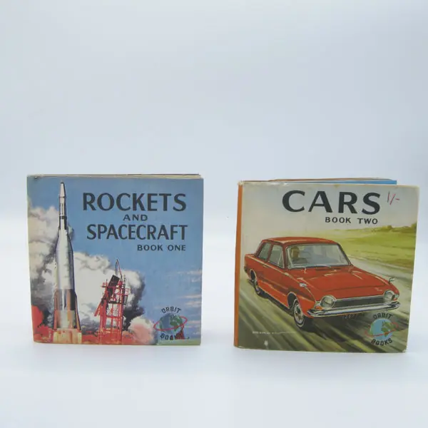Seasonal Sale Vintage Orbit Books Collection: Cars and Rockets