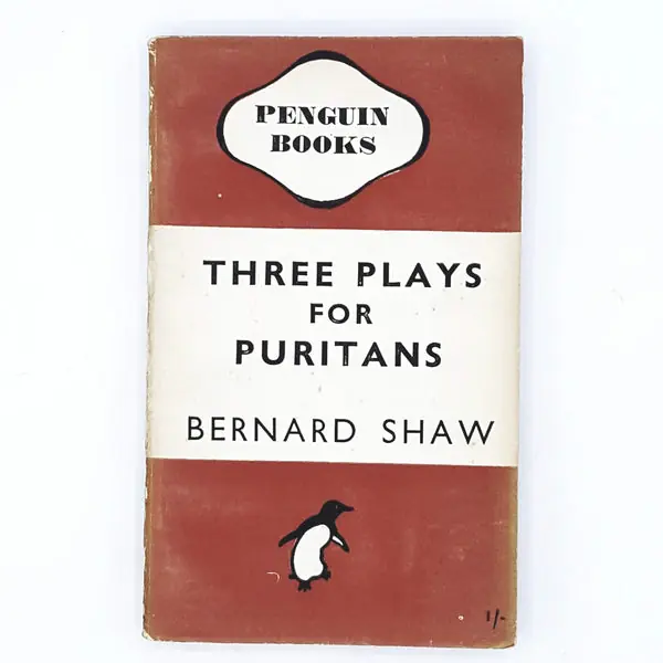 Instant Buy Three Plays for Puritans by Bernard Shaw 1946 - 1956