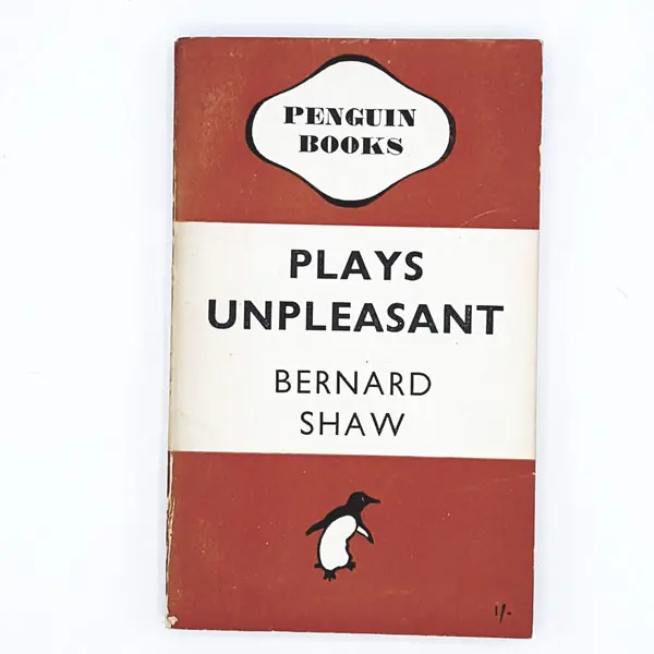 Handmade Plays Unpleasant by Bernard Shaw 1940s