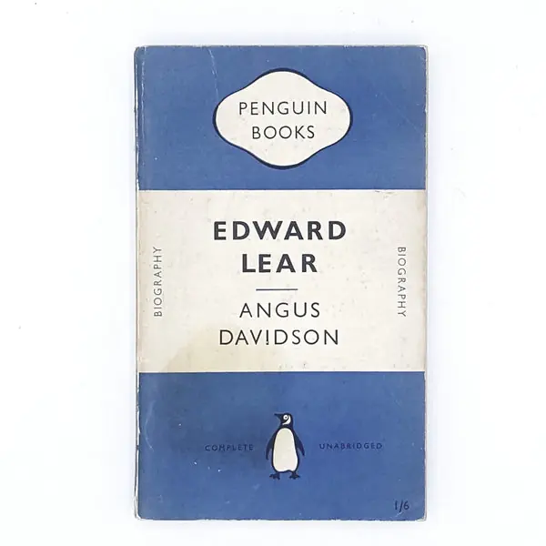 No Minimum Order Edward Lear by Angus Davidson 1950