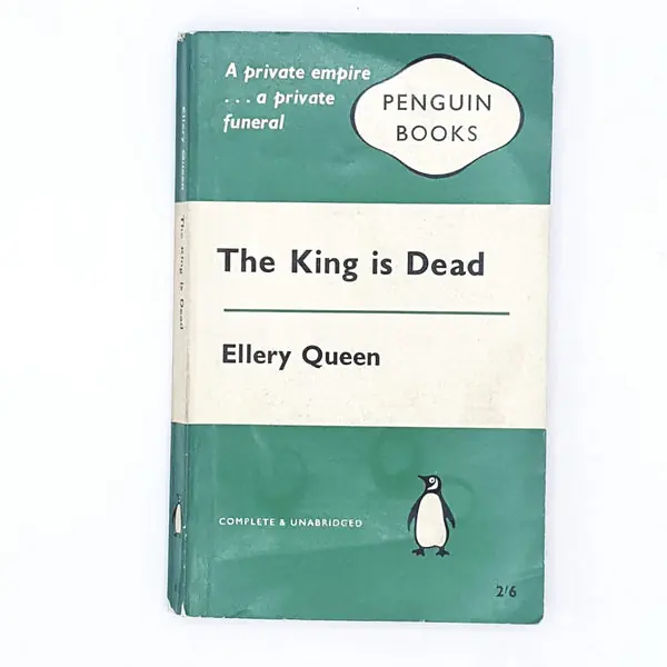 The King is Dead by Ellery Queen 1960 Reduced Price