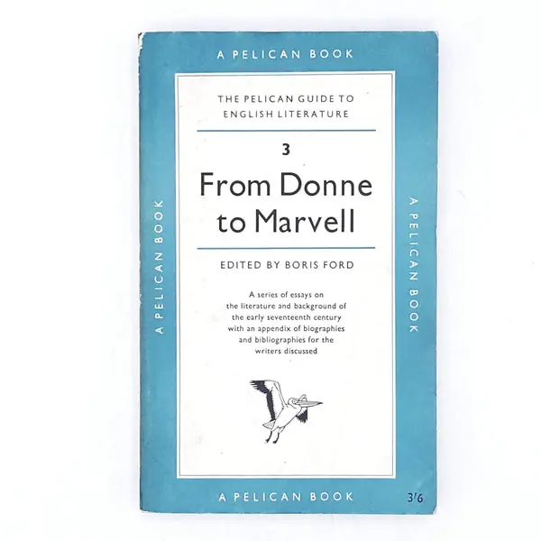Cheap From Donne to Marvell by Boris Ford 1960