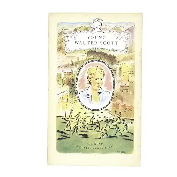 Young Walter Scott by E. J. Gray 1948 Original
