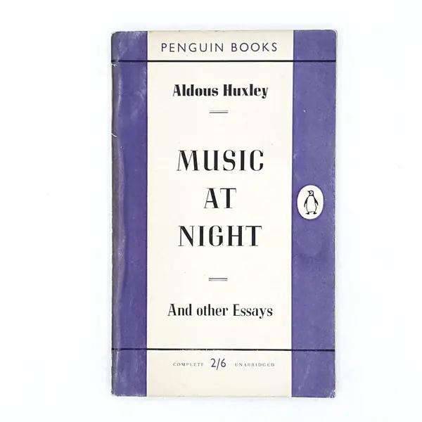 Aldous Huxley's Music at Night 1955 Buy Today