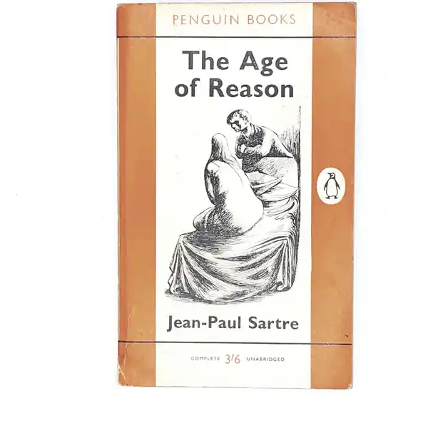 Vintage Penguin The Age of Reason by Jean-Paul Sartre 1962 Seasonal Sale