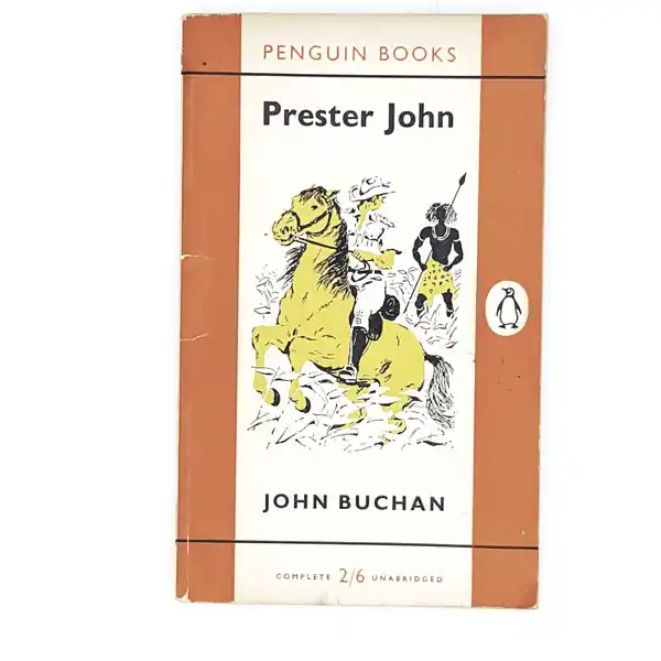 Luxury Vintage Penguin Prester John by John Buchan 1956
