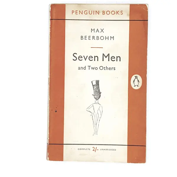 Vintage Penguin Seven Men and Two Others by Max Beerbohm 1954 Direct From Factory