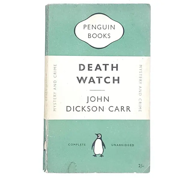 First Edition Penguin Death Watch by John Dickson Carr 1953 Hot Picks