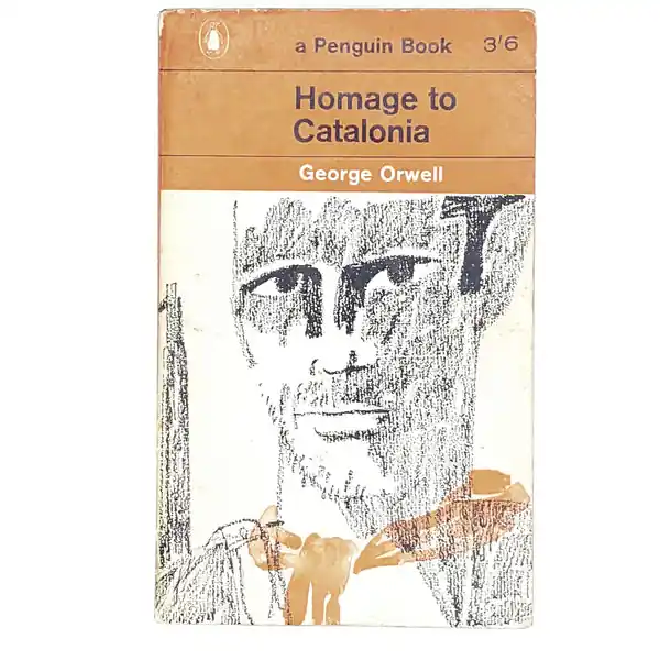 George Orwell's Homage to Catalonia 1962 Handmade