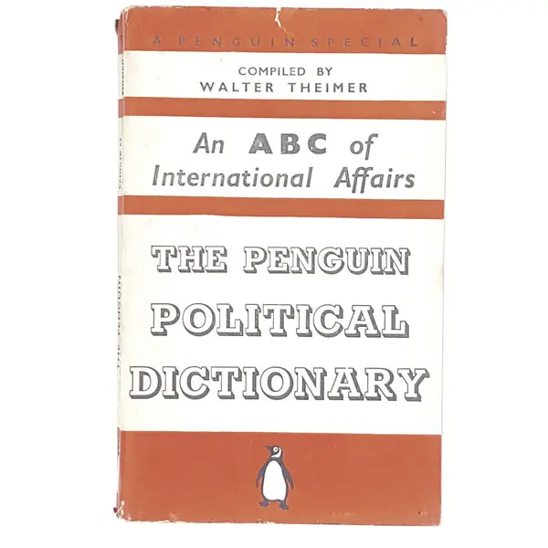 First Edition Penguin An ABC of International Affairs: The Penguin Political Dictionary 1939 Place Order
