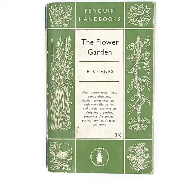 Fast Shipping Vintage Penguin Handbook: The Flower Garden 1953-56