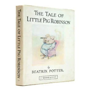 Beatrix Potter's The Tale of Little Pig Robinson - White DJ, Beige Cover No Minimum Order