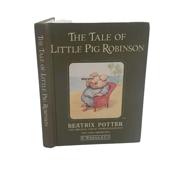 Beatrix Potter's The Tale of Little Pig Robinson - Vintage, Green Cover Secure Checkout