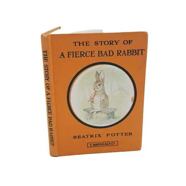 Brand New Beatrix Potter's The Story of a Fierce Bad Rabbit - Orange Cover
