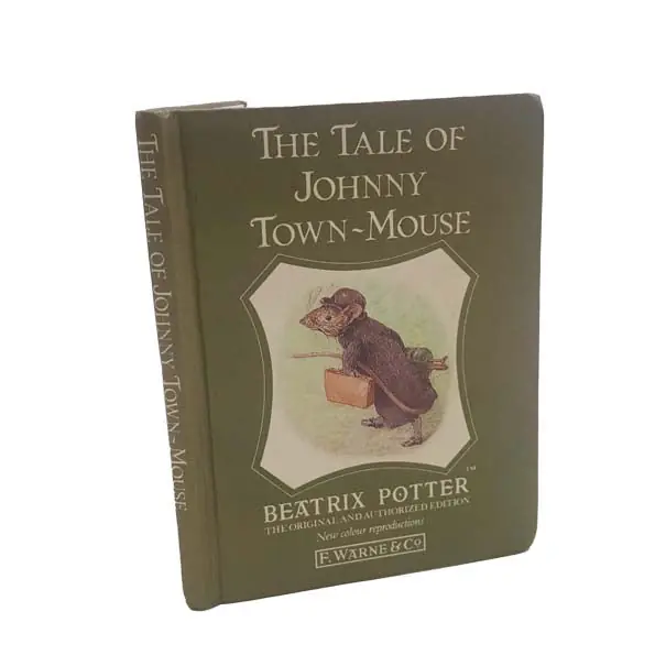 Beatrix Potter's The Tale of Johnny Town-Mouse  -Vintage, Green Cover Budget
