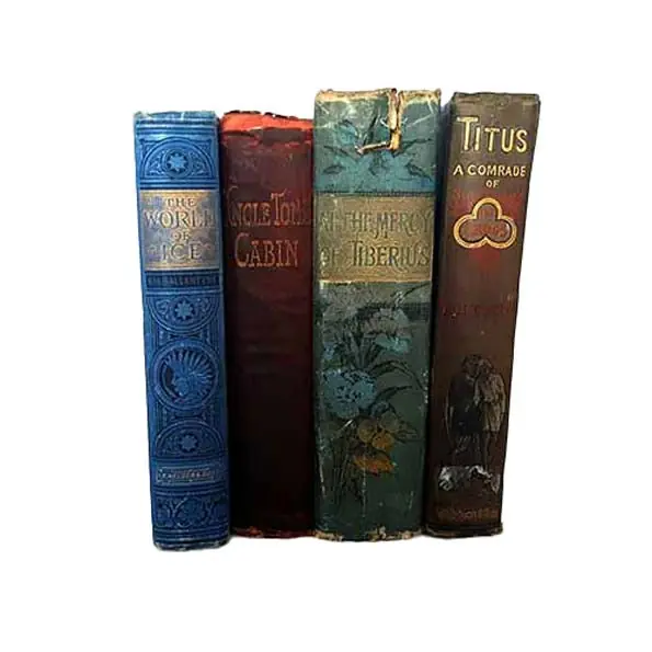Last Chance Vintage Four Book Antique Literature Collection