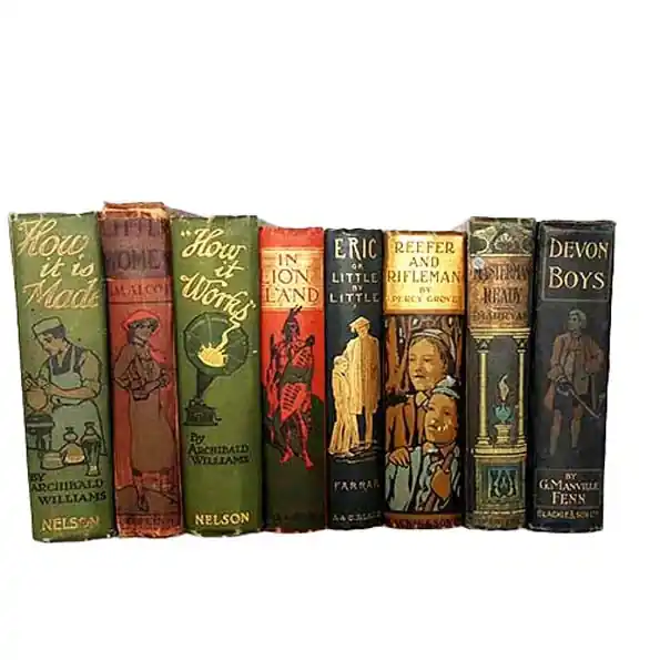 Fresh Stock Vintage Colourful Eight Book Collection