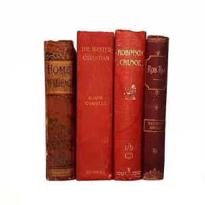 Editor’s Pick Red and Gold Vintage Four Book Collection