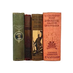 Exclusive Multi-Coloured Vintage Four Book Collection