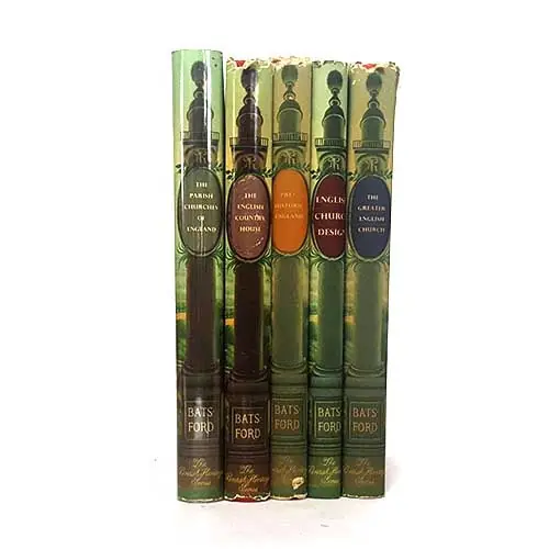 Original English Churches and History Five Book Collection