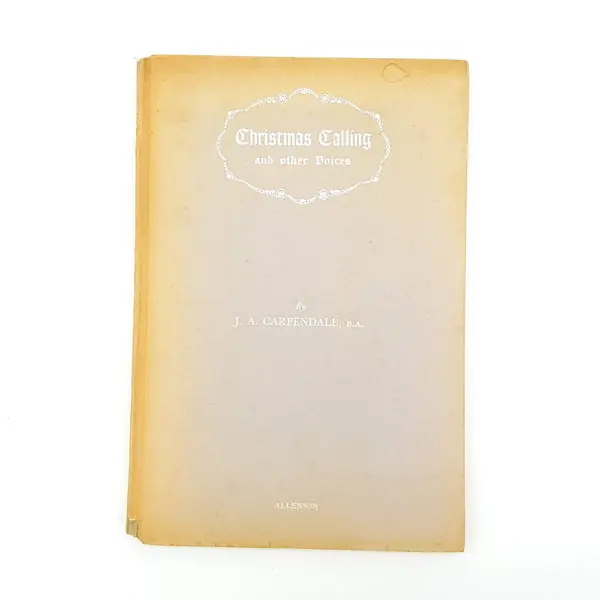 Holiday Sale J. A. Carpendale’s Christmas Calling