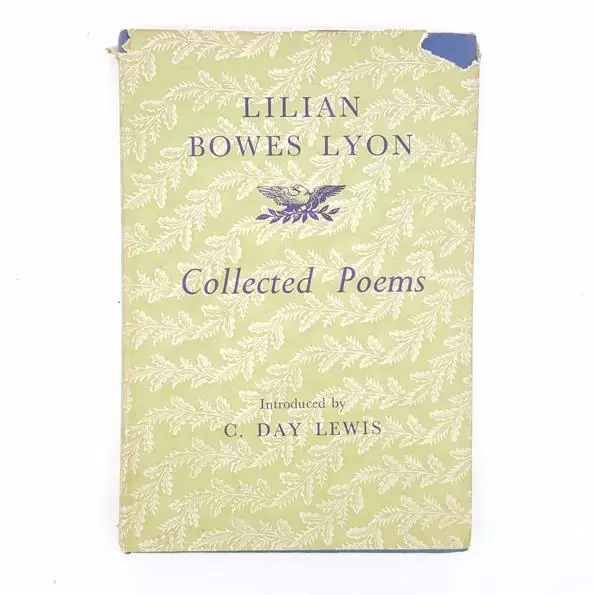 Affordable Lilian Bowes Lyson’s Collection Poems 1948