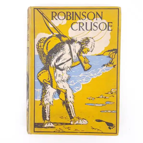 Robinson Crusoe by Daniel Defoe c.1920 Hassle-Free Returns